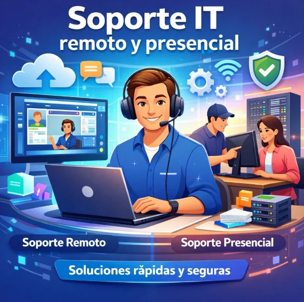 Soporte remoto o presencial